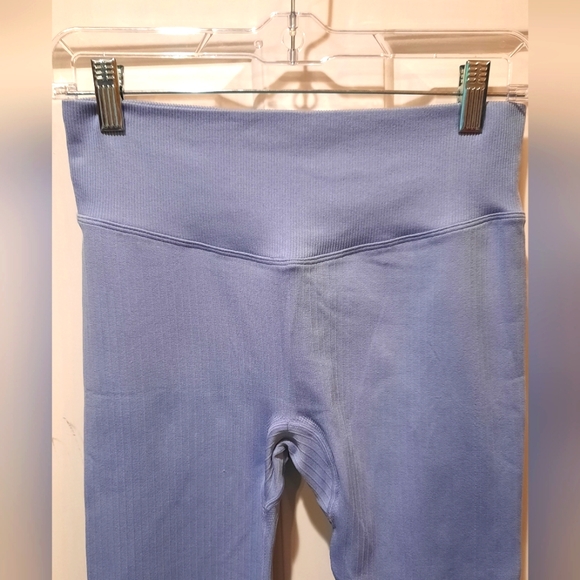 NWT! PINK Active Seamless High Waist Blue/Gray Leggings size 7/8 - Picture 5 of 12